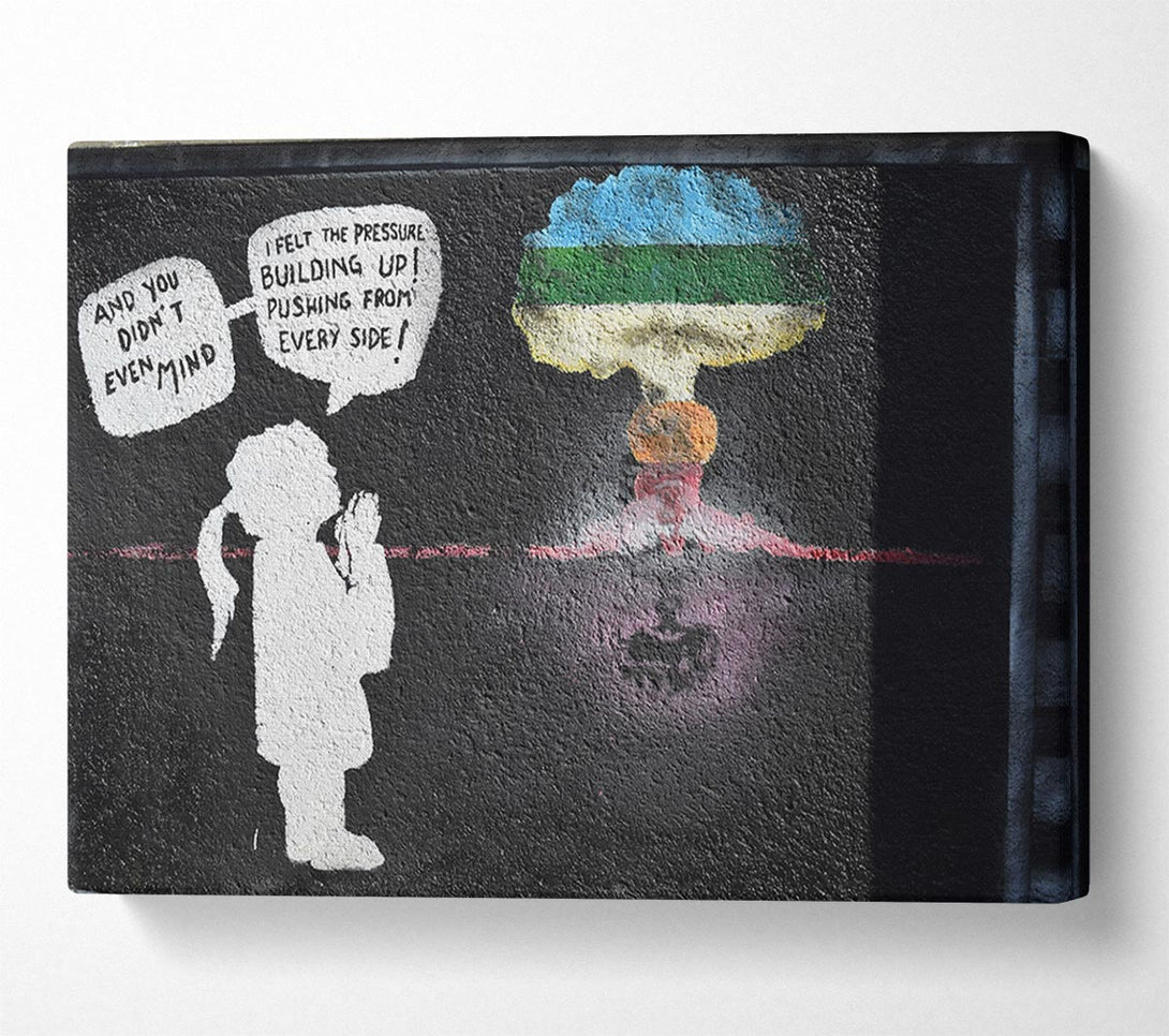  A Canvas Print of Thoughts of a graffiti artist Canvas Art