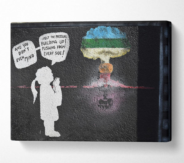  A Canvas Print of Thoughts of a graffiti artist Canvas Art