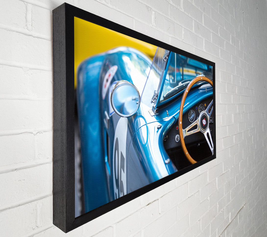  A Canvas Print of Inside perspective sports car Canvas Art