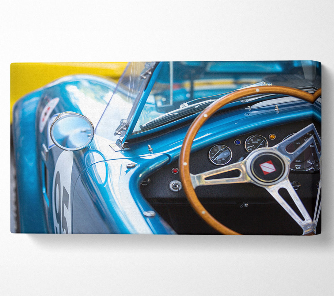  A Canvas Print of Inside perspective sports car Canvas Art