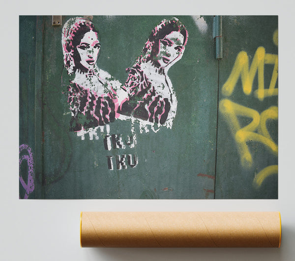 Indian Graffiti Giclee Print
