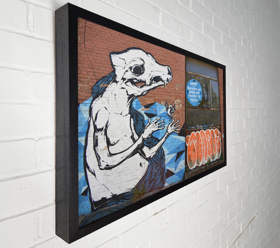  A Canvas Print of Big statement graffiti Canvas Art