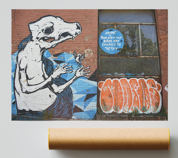 Big Statement Graffiti Giclee Print