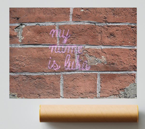 Handrawn Street Art Giclee Print