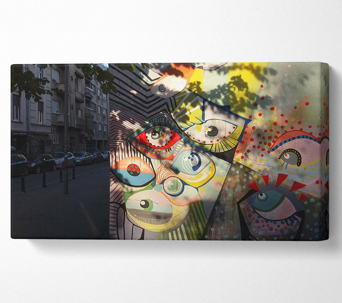  A Canvas Print of Eyes are always watching Canvas Print