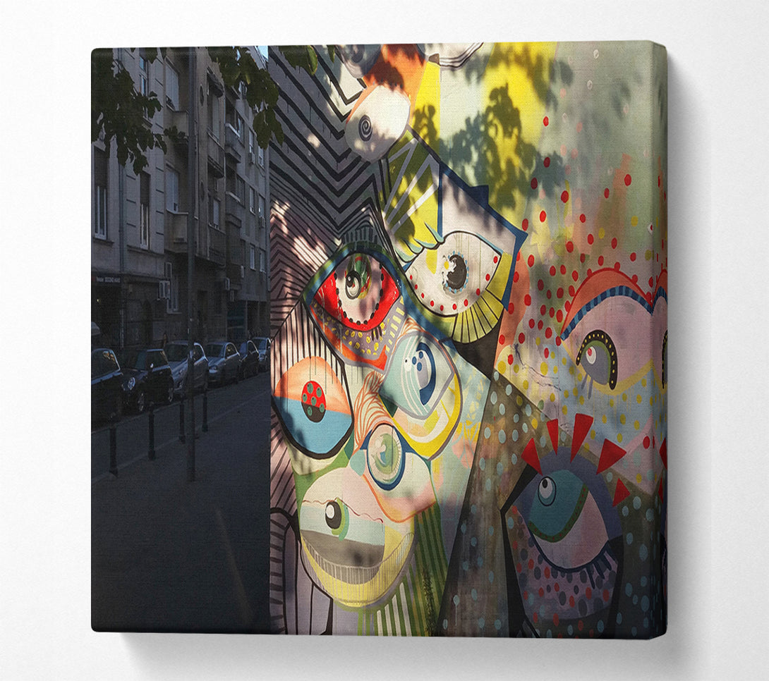  A Canvas Print of Eyes are always watching Canvas Print