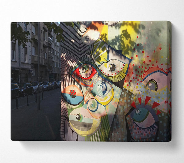  A Canvas Print of Eyes are always watching Canvas Print
