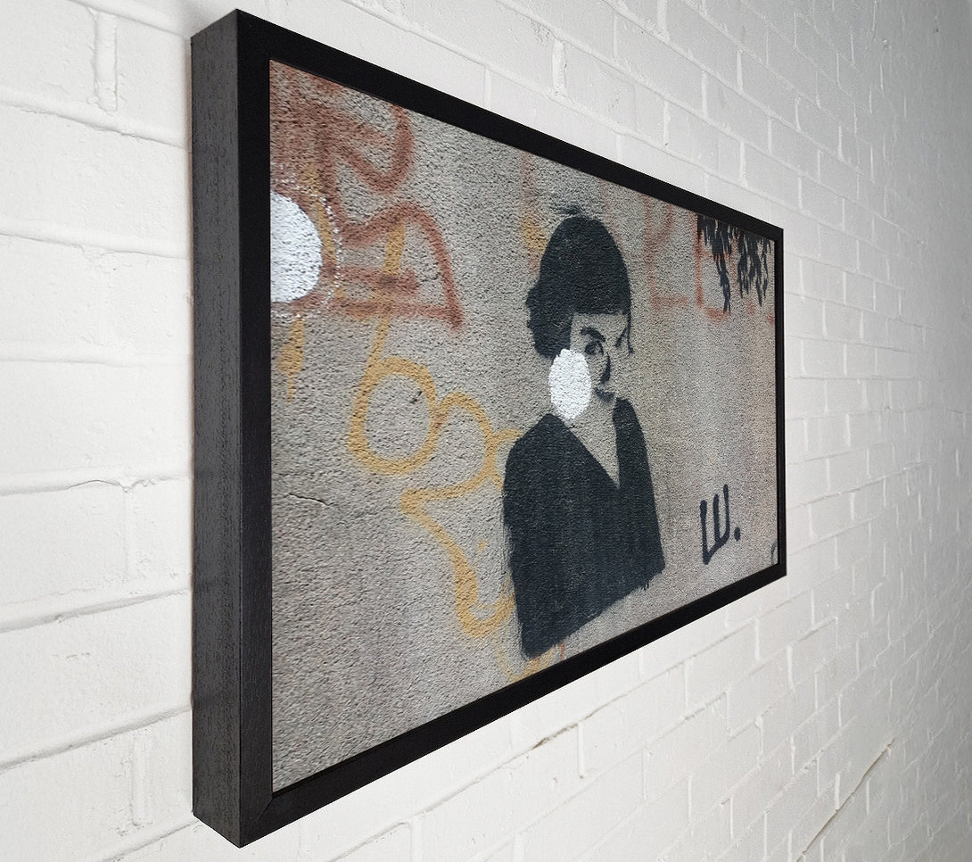  A Canvas Print of Graffiti idol Canvas Print