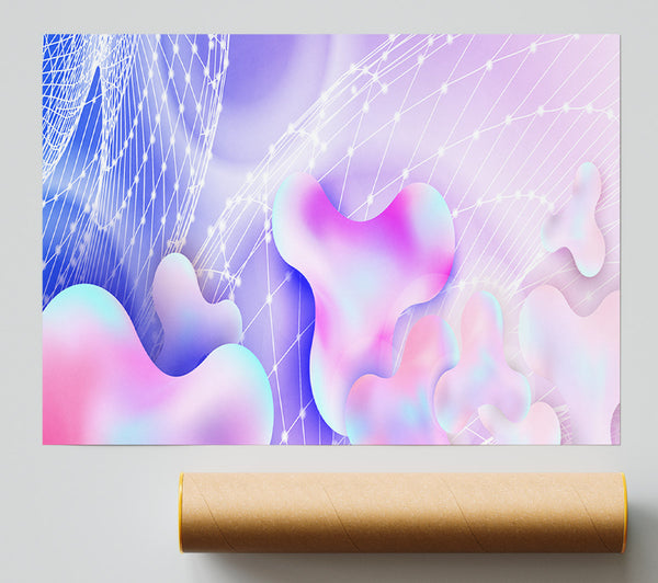 Grids And Curvitures Print