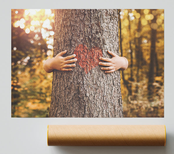 Tree Hugger Poster