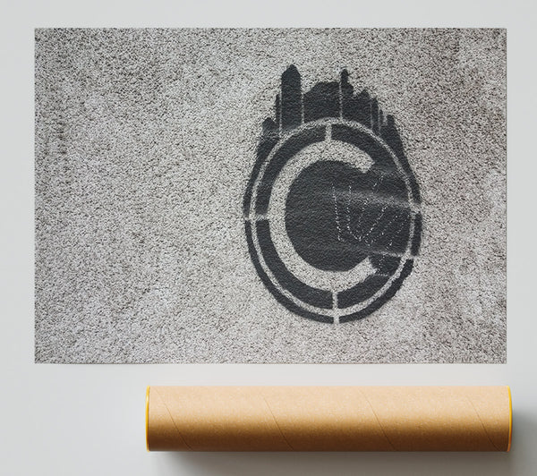Circle Spray Shapes Giclee Print