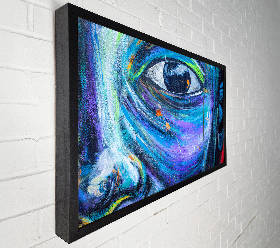  A Canvas Print of Eye And Face Canvas Art