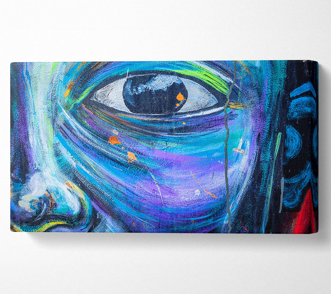  A Canvas Print of Eye And Face Canvas Art