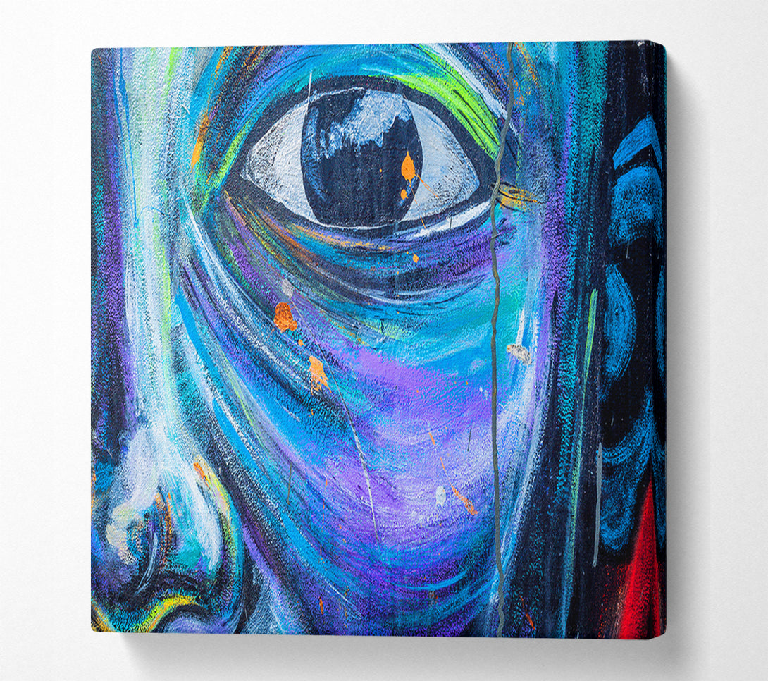  A Canvas Print of Eye And Face Canvas Art