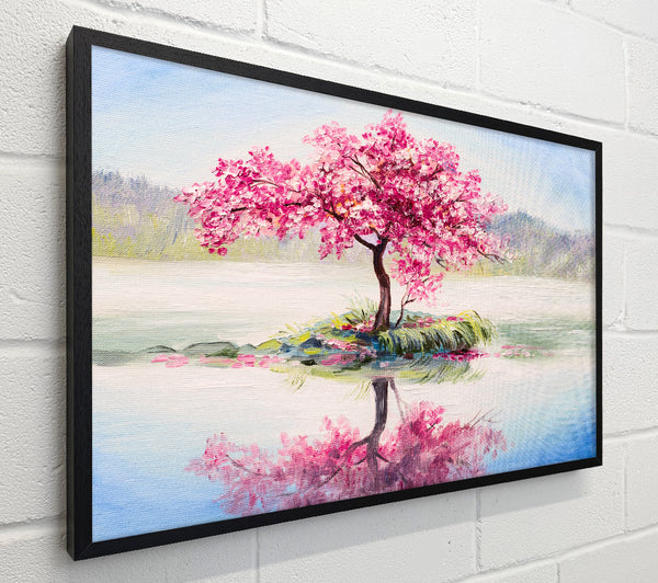Lone Pink Blossom Tree
