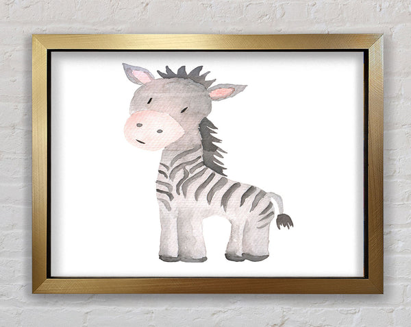 Freundliches Zebra 