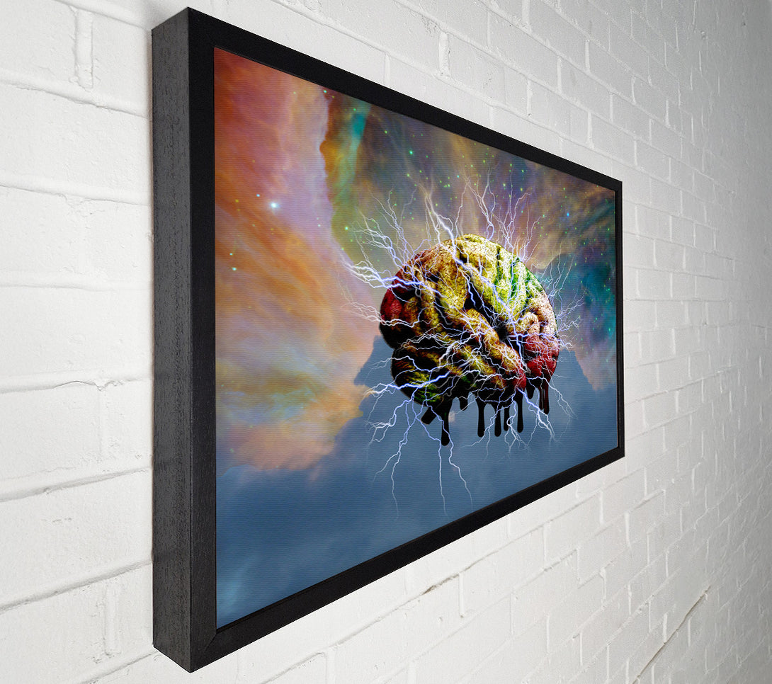  A Canvas Print of Brain Electricity Canvas Print