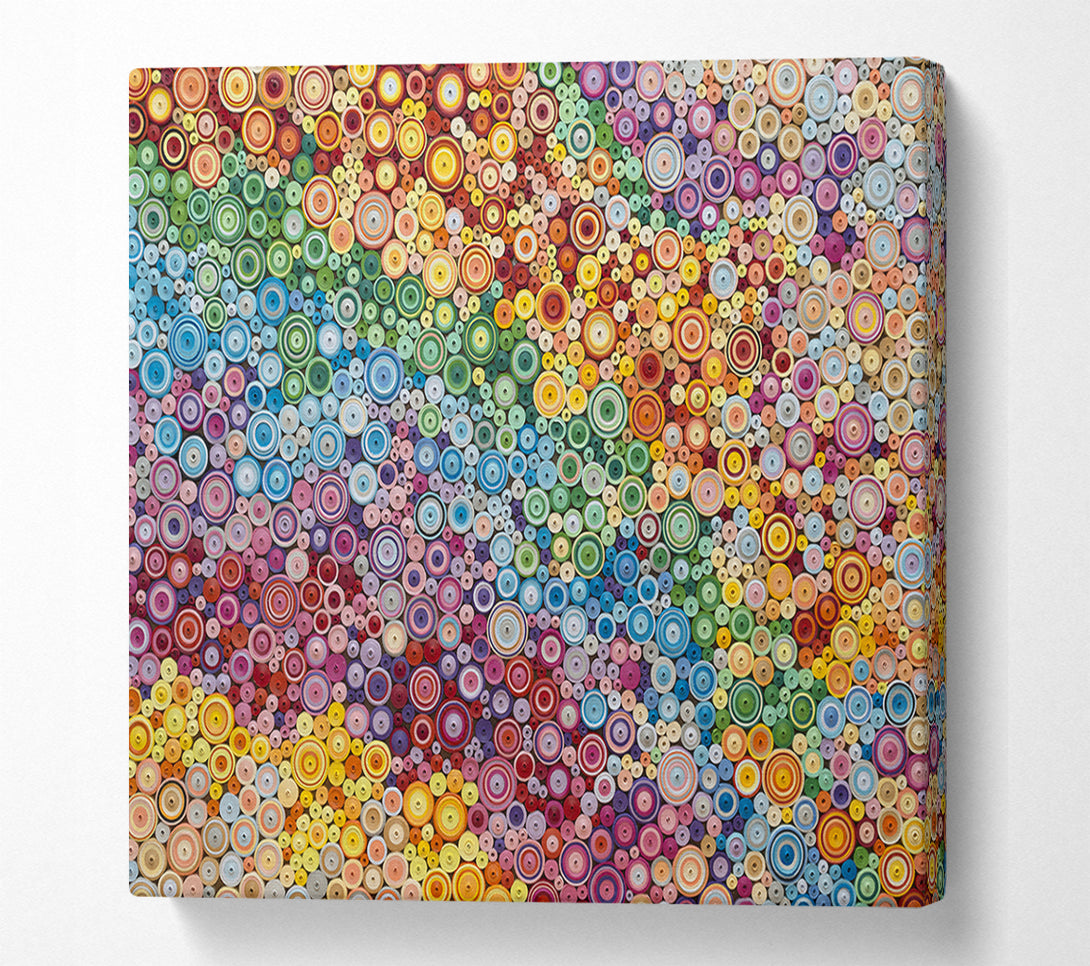  A Canvas Print of Thousands Of Beads Canvas Art