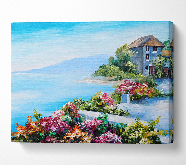  A Canvas Print of Mediterranean Sunshine Home Canvas Wall Art
