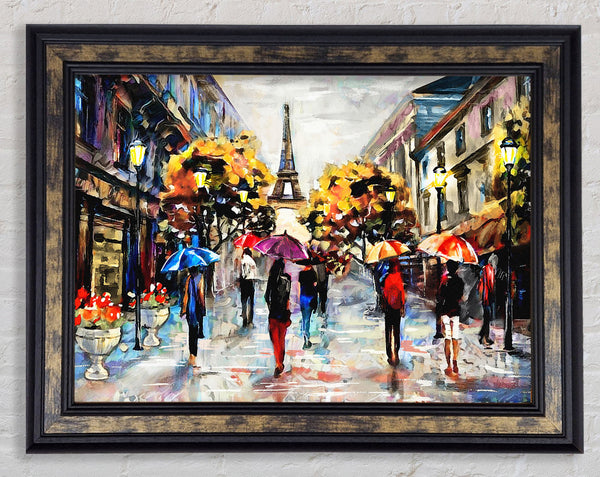 Paris In The Morning Framed Print