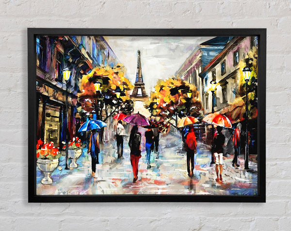 Paris In The Morning Framed Print