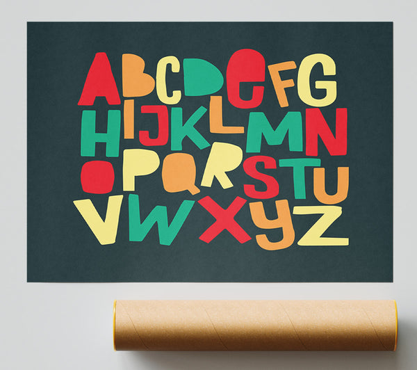 The Alphabet Modern Poster