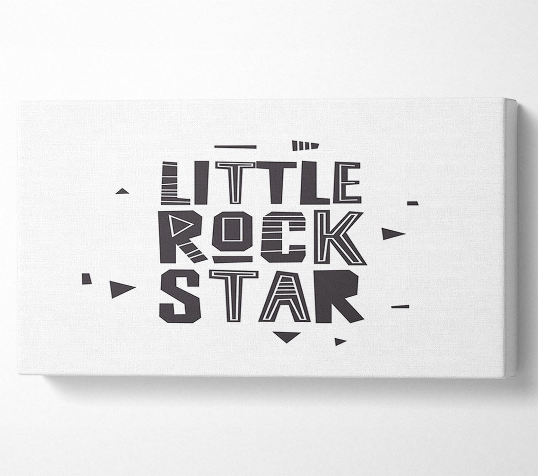  A Canvas Print of Little Rock Star Canvas Wall Art