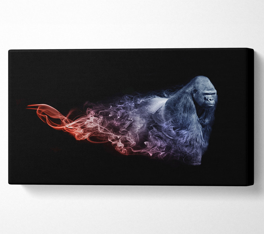  A Canvas Print of Smokey Gorilla Canvas Art