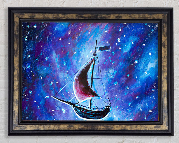 The Ship In Space Framed Print