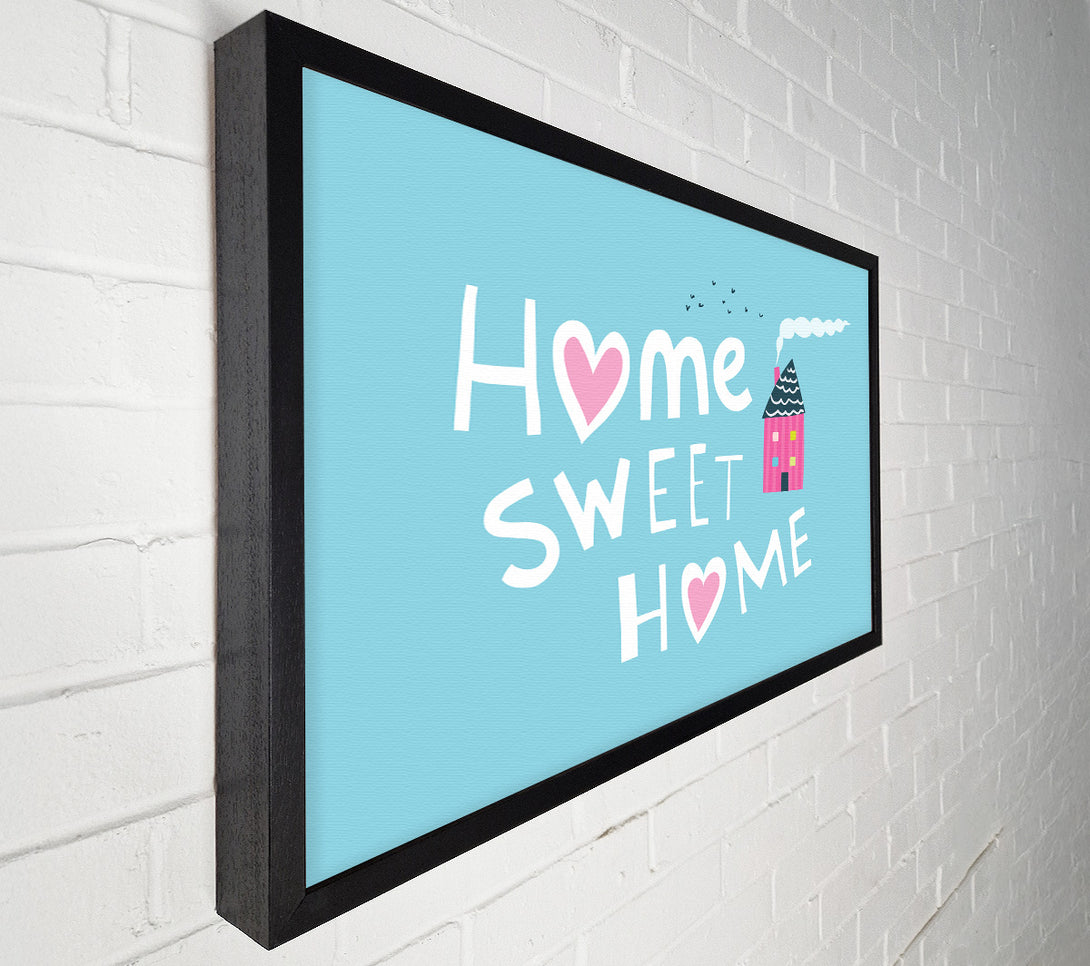  A Canvas Print of Home Sweet Home Cosy Canvas Art