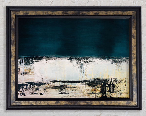 Two Town Distressed Framed Print
