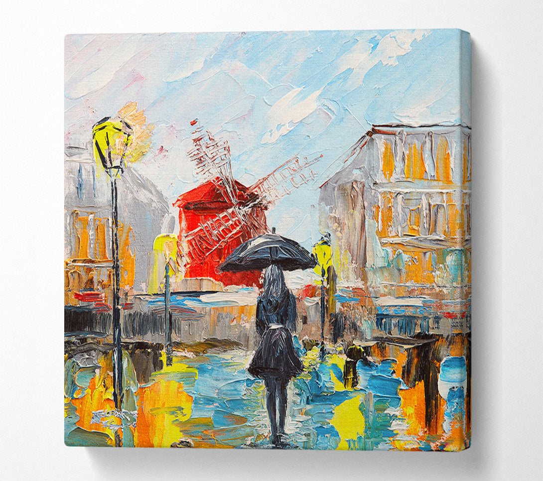  A Canvas Print of Walking Through The Elements Canvas Art