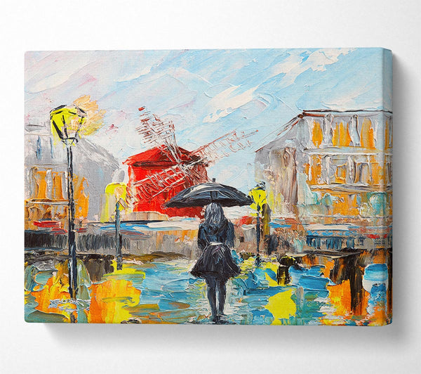  A Canvas Print of Walking Through The Elements Canvas Art