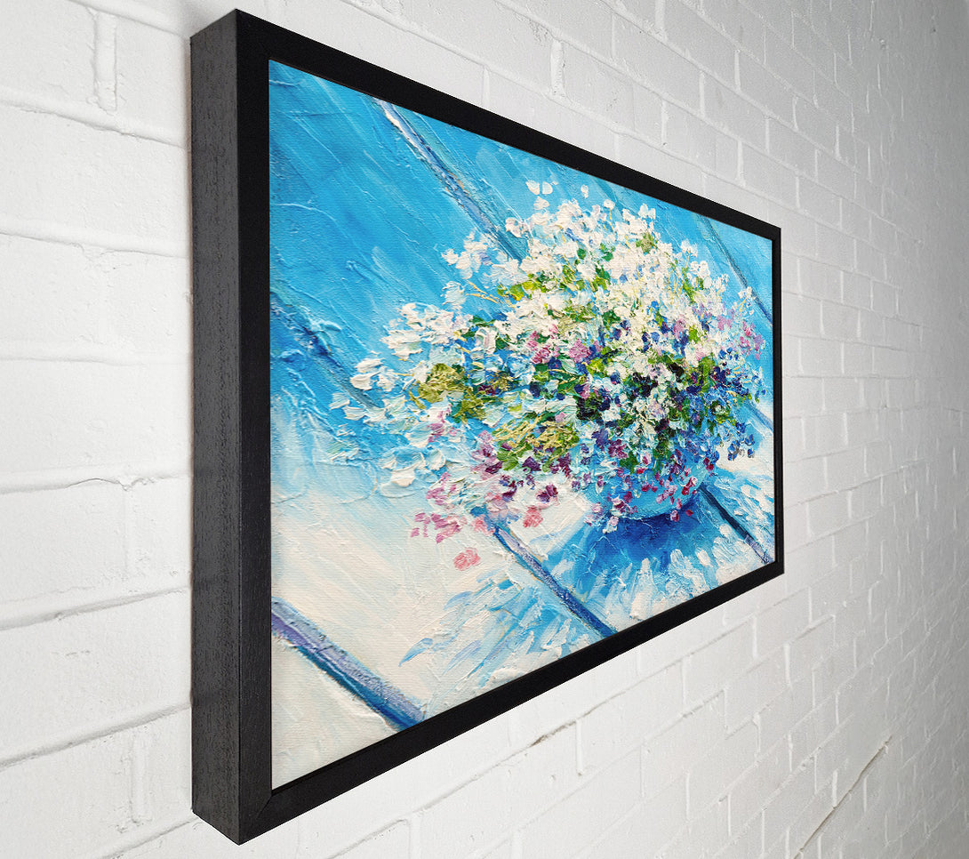  A Canvas Print of Dainty Flowers In A Vase Canvas Print