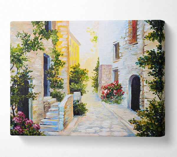  A Canvas Print of The Streets Of Paphos Canvas Print