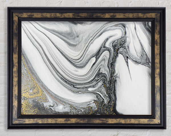 Swirl Of Stone Framed Print