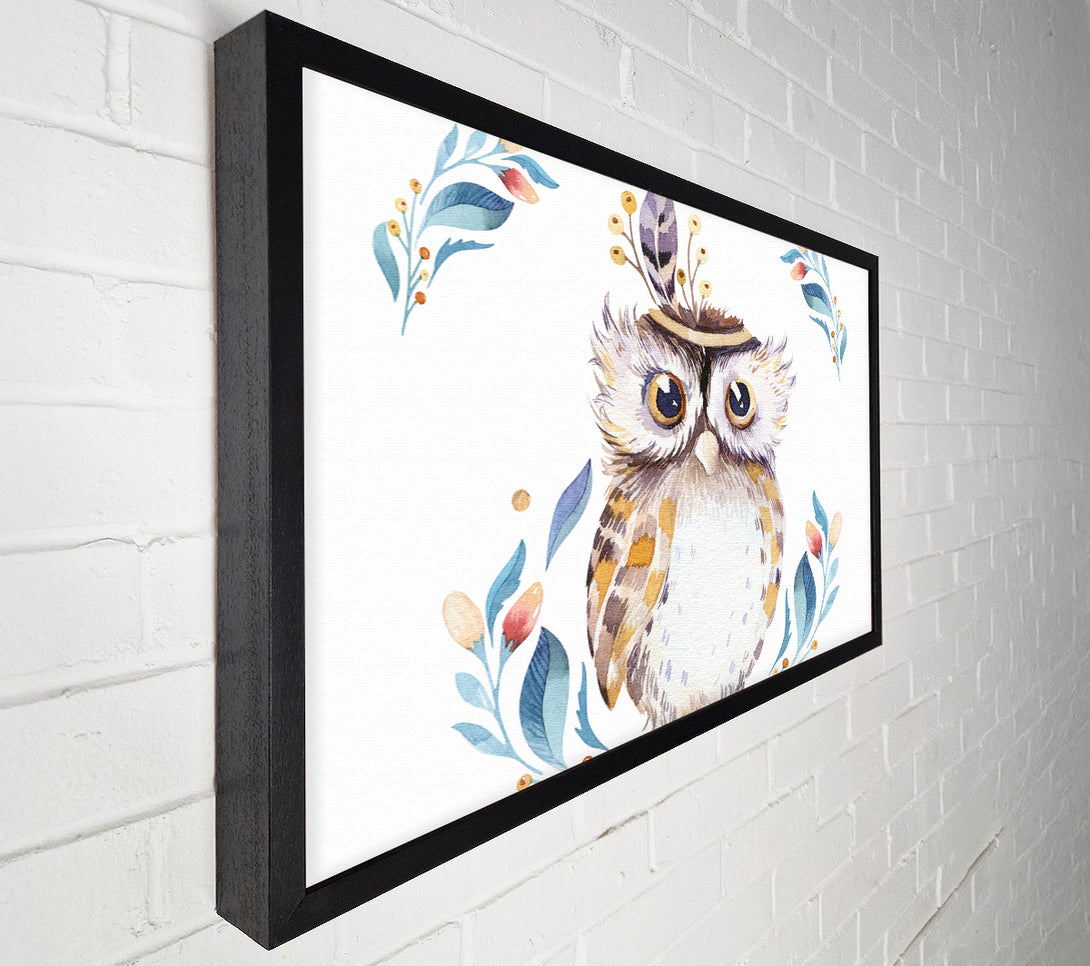  A Canvas Print of Native Indian Owl Canvas Art