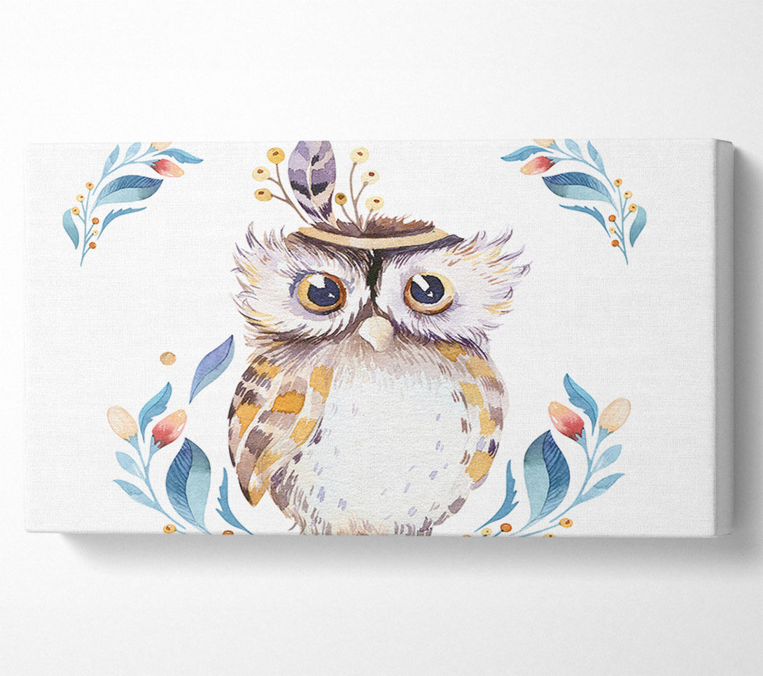  A Canvas Print of Native Indian Owl Canvas Art