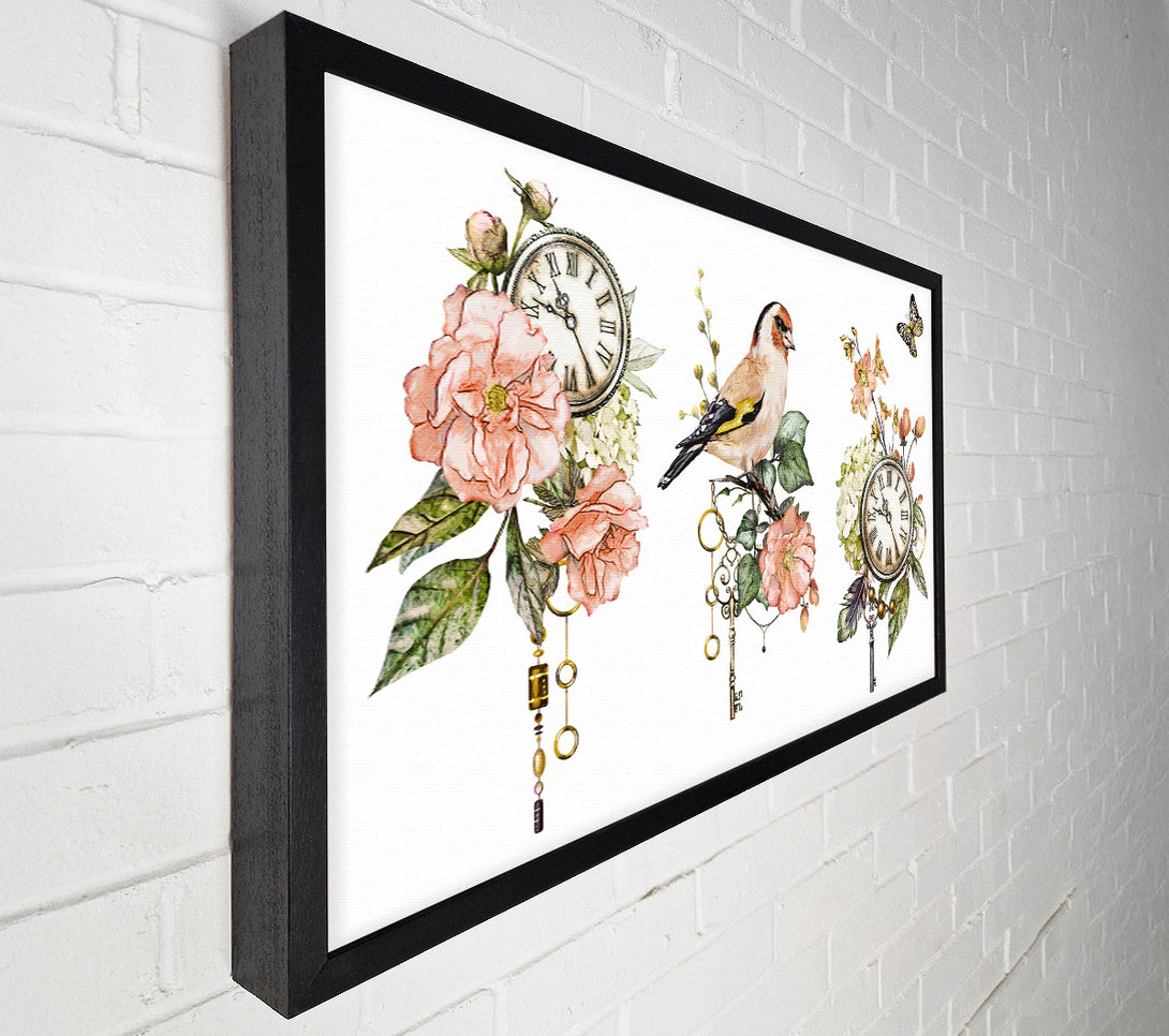  A Canvas Print of Three Floral Staments Canvas Wall Art