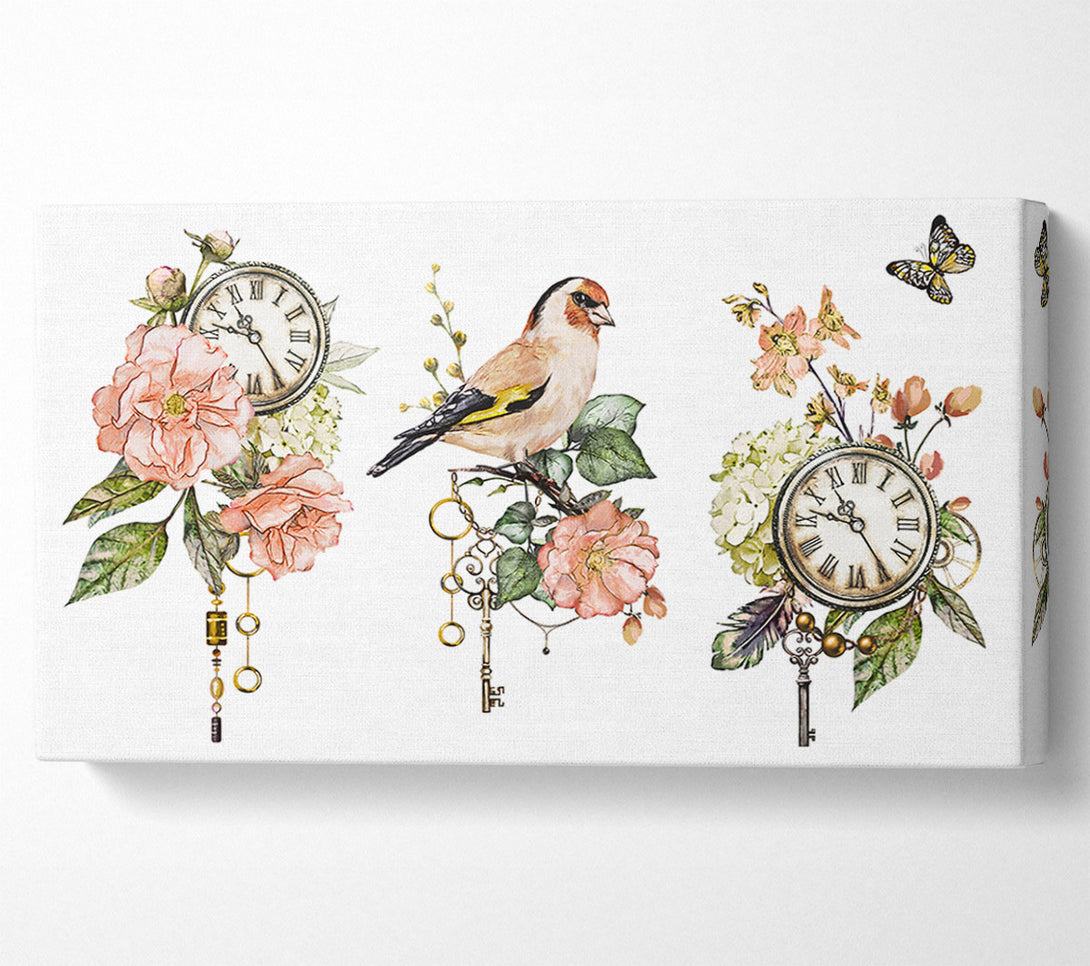  A Canvas Print of Three Floral Staments Canvas Wall Art