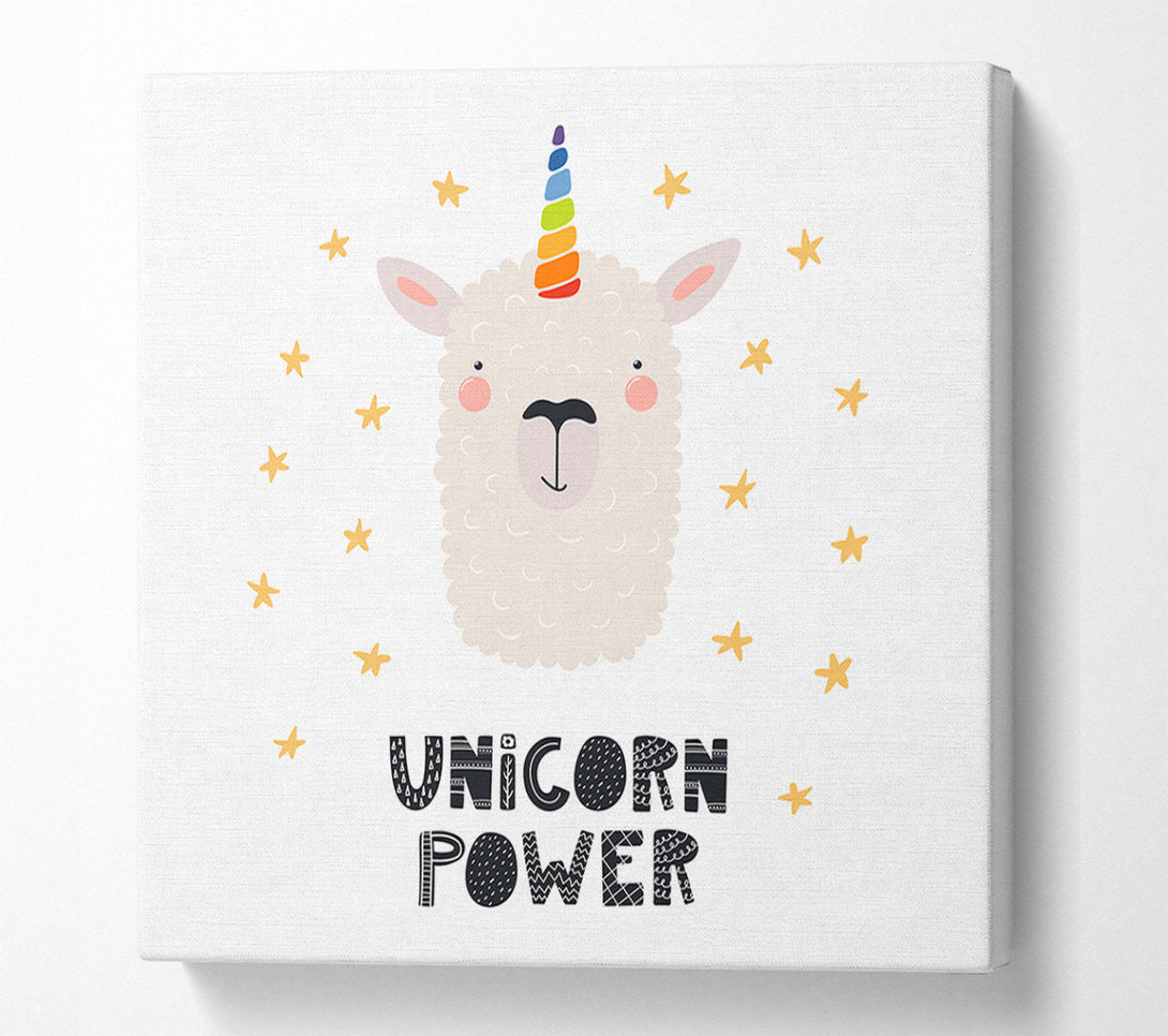  A Canvas Print of Unicorn Power Canvas Wall Art