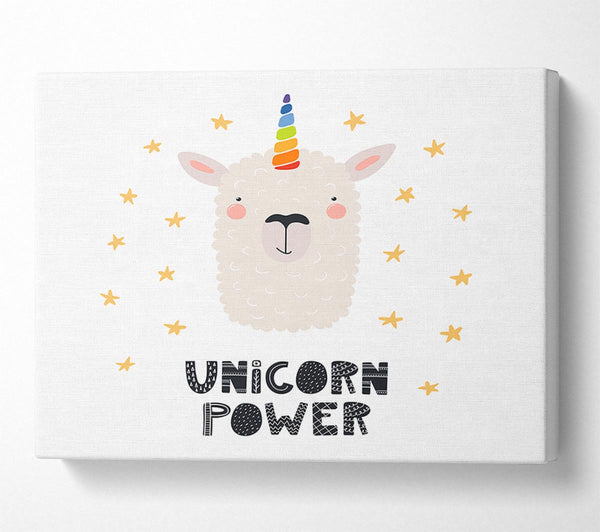  A Canvas Print of Unicorn Power Canvas Wall Art