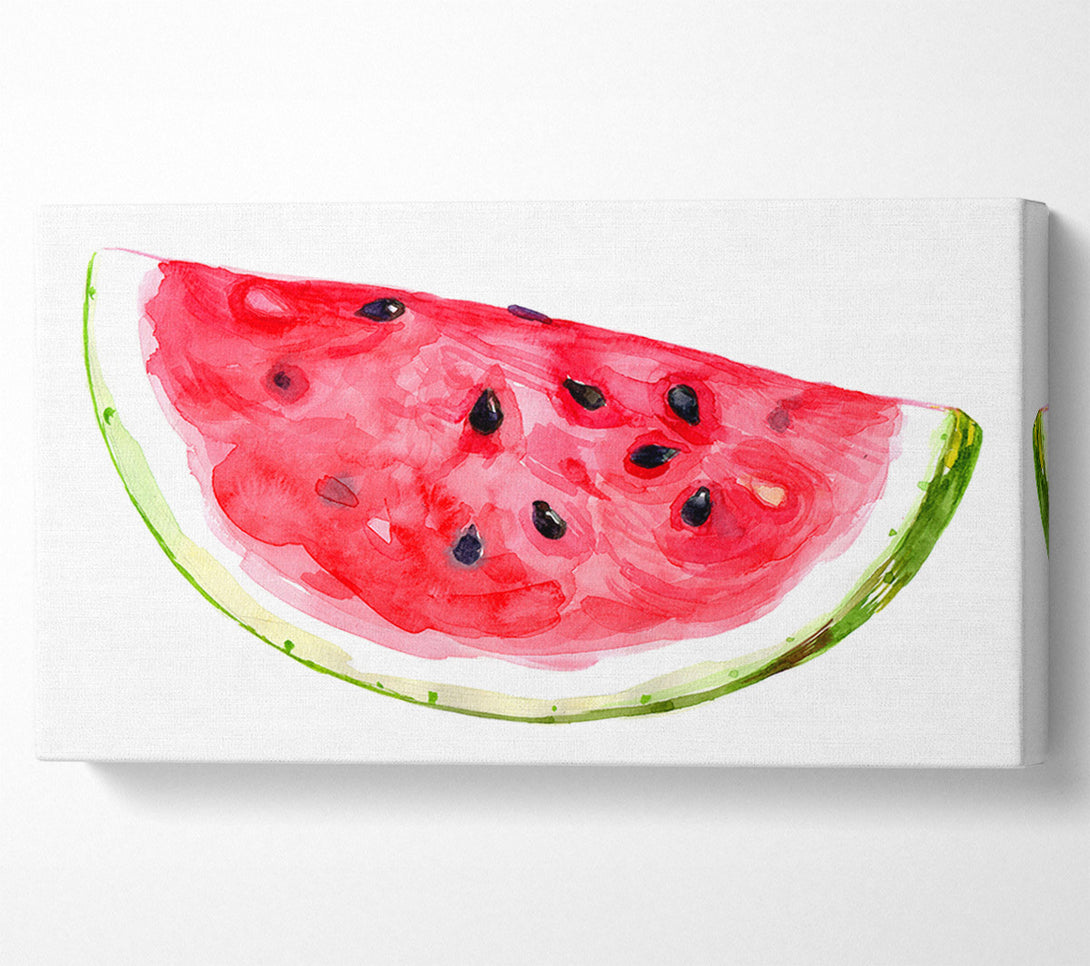  A Canvas Print of Watercolour Watermelon Canvas Print