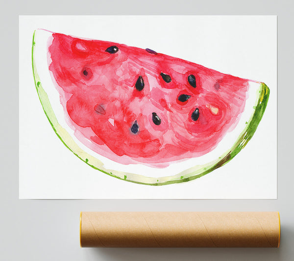 Watercolour Watermelon Giclee Print