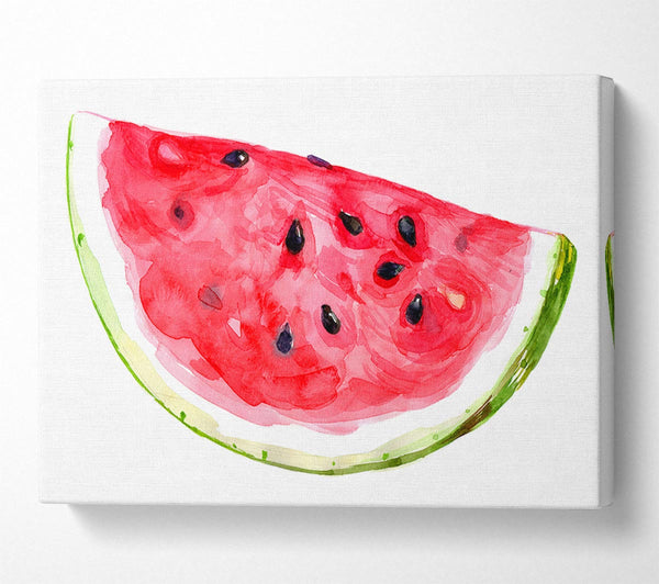  A Canvas Print of Watercolour Watermelon Canvas Print