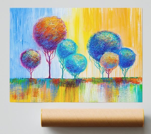 A Group Of Trees Poster