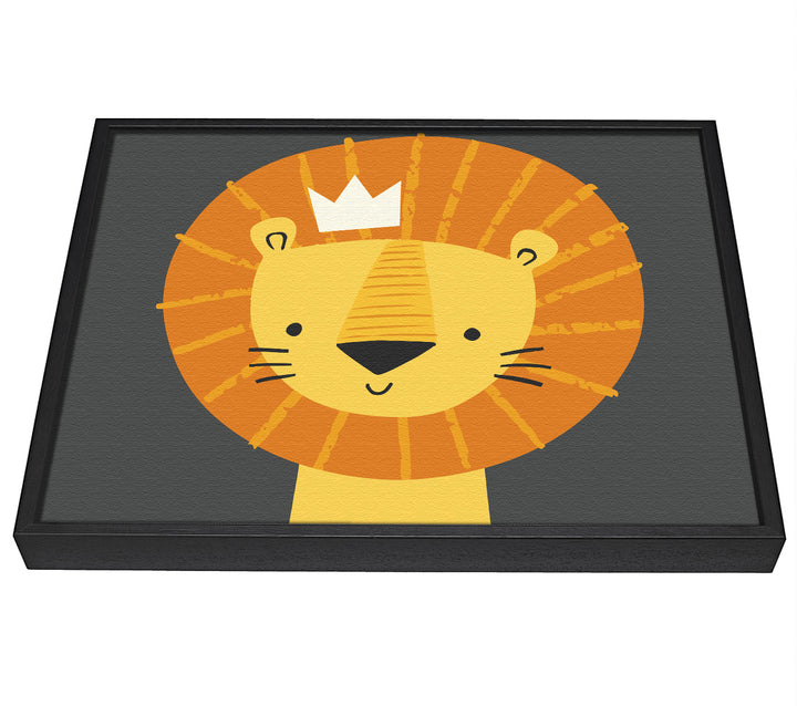 A picture of a Little Lion framed canvas print sold by Wallart-Direct.co.uk
