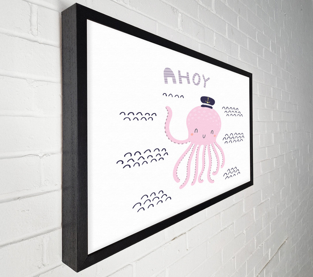  A Canvas Print of Ahoy Octopus Canvas Art