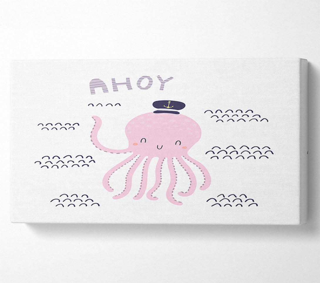 A Canvas Print of Ahoy Octopus Canvas Art