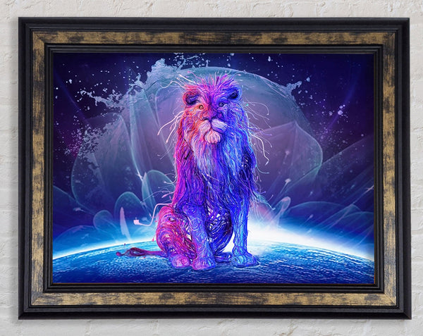 The Water Lion Framed Print